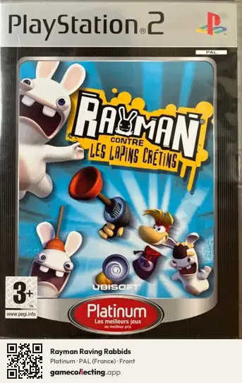 Rayman Raving Rabbids PlayStation 2, France box front