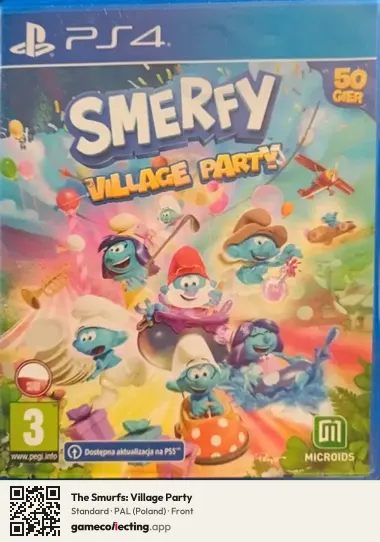 The Smurfs: Village Party PlayStation 4, Poland box front