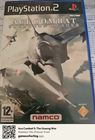 Ace Combat 5: The Unsung War PlayStation 2, France box front