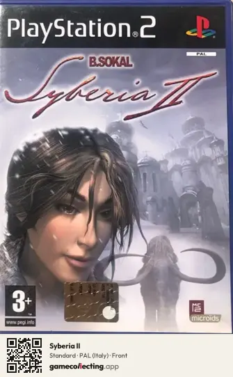 Syberia II PlayStation 2, Italy box front
