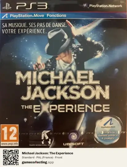 Michael Jackson: The Experience PlayStation 3, France box front