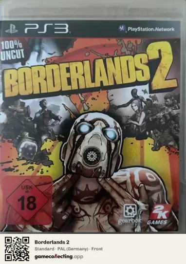 Borderlands 2 PlayStation 3, Germany box front