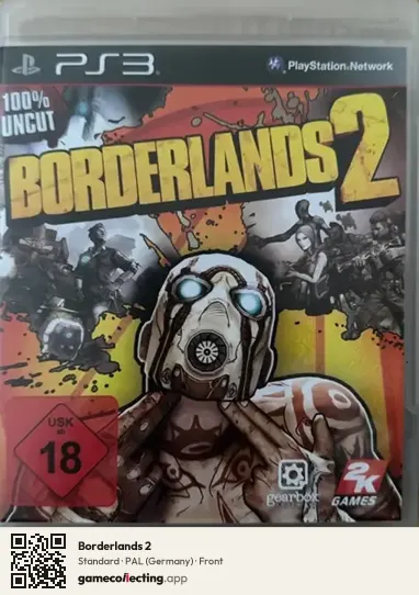 Borderlands 2 PlayStation 3, Germany box front