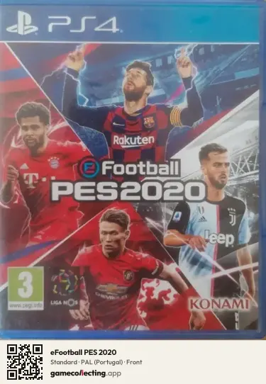 eFootball PES 2020 PlayStation 4, Portugal box front