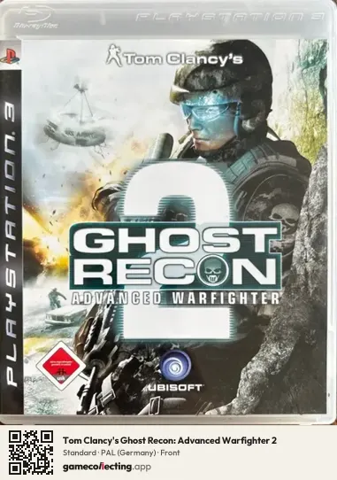 Tom Clancy's Ghost Recon: Advanced Warfighter 2 PlayStation 3, Germany box front