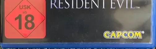 Resident Evil 6, the USK square on its front