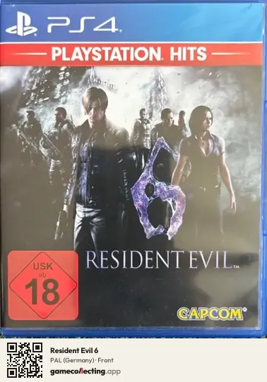 Resident Evil 6 PlayStation 4, Germany box front