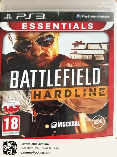Battlefield Hardline PlayStation 3, Poland box front