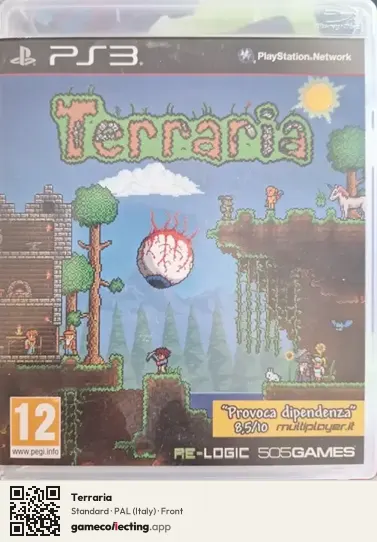 Terraria PlayStation 3, Italy box front