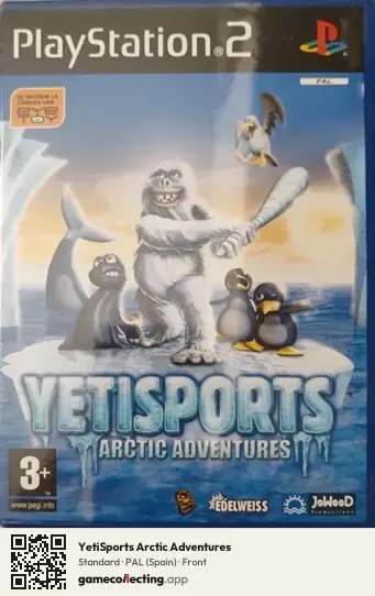 YetiSports Arctic Adventures PlayStation 2, Spain box front
