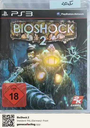 BioShock 2 PlayStation 3, Germany box front