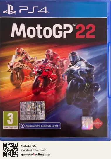MotoGP 22 PlayStation 4, PAL box front
