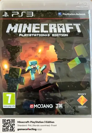 Minecraft: PlayStation 3 Edition PlayStation 3, Nordic countries box front