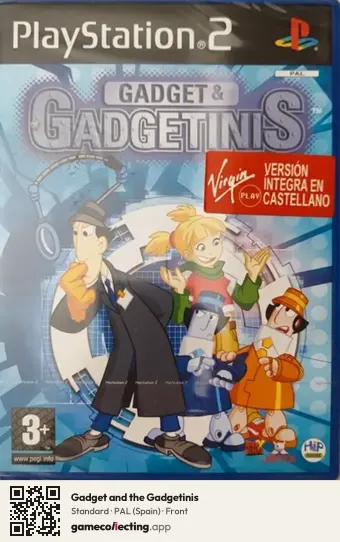 Gadget and the Gadgetinis PlayStation 2, Spain box front
