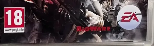 Mass Effect 2, the PEGI square on its front