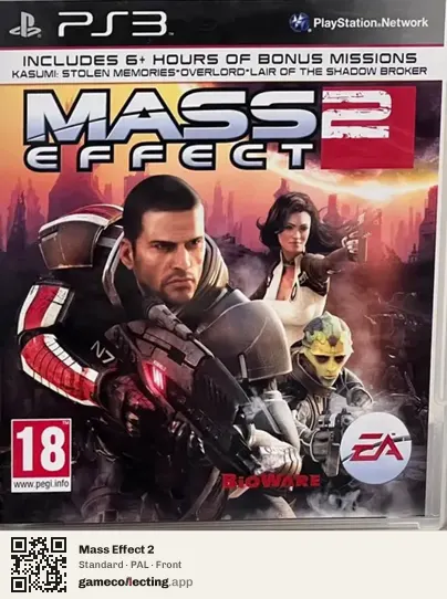 Mass Effect 2 PlayStation 3, PAL box front