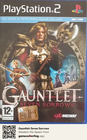 Gauntlet: Seven Sorrows PlayStation 2, Spain box front