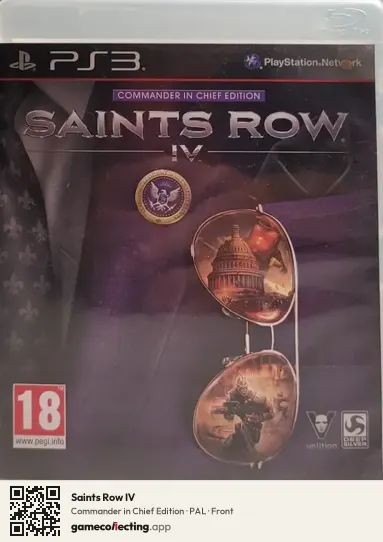 Saints Row IV PlayStation 3, PAL box front