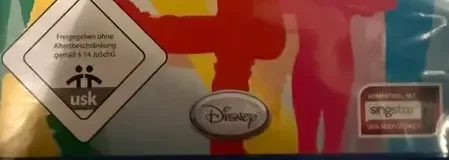 Disney Sing It, the USK square on its front