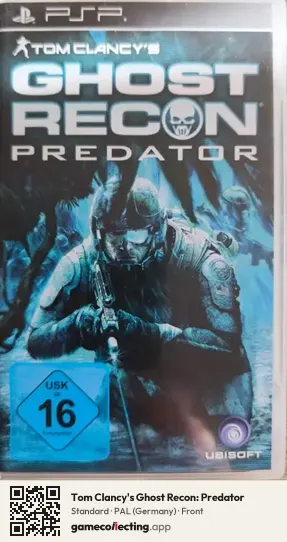 Tom Clancy's Ghost Recon: Predator PlayStation Portable, Germany box front