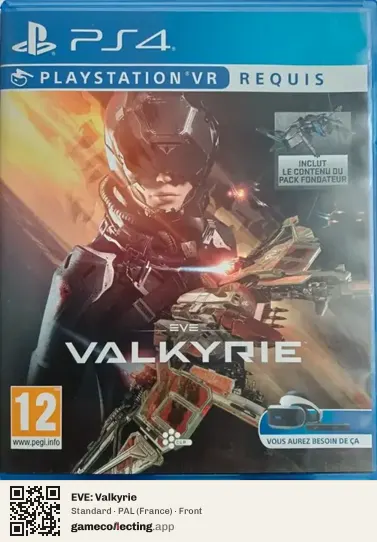 EVE: Valkyrie PlayStation 4, France box front