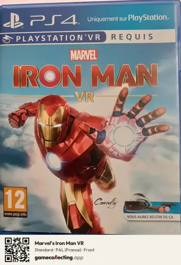 Marvel's Iron Man VR PlayStation 4, France box front
