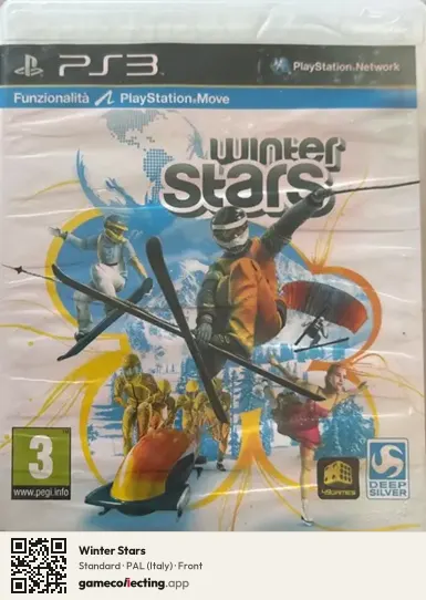 Winter Stars PlayStation 3, Italy box front