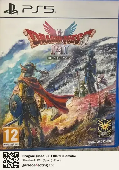 Dragon Quest I & II HD-2D Remake PlayStation 5, Spain box front