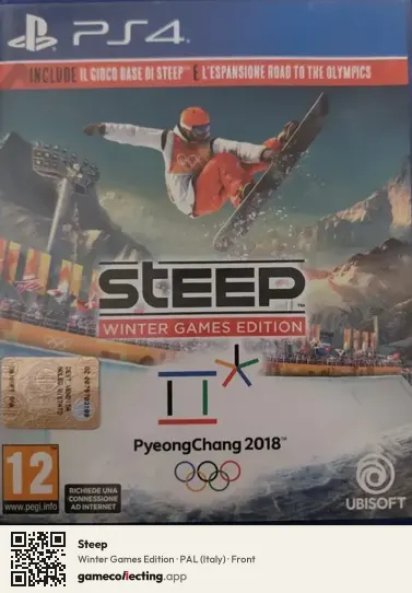 Steep PlayStation 4, Italy box front