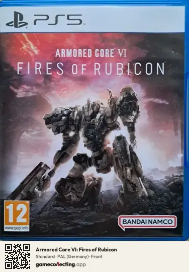 Armored Core VI: Fires of Rubicon PlayStation 5, Germany box front