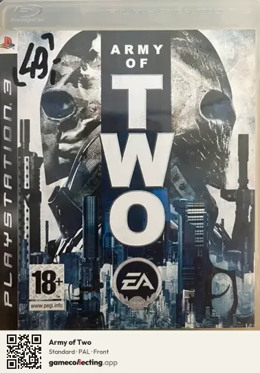 Army of Two PlayStation 3, PAL box front