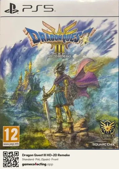 Dragon Quest III HD-2D Remake PlayStation 5, Spain box front
