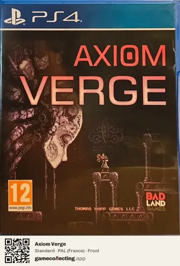 Axiom Verge PlayStation 4, France box front