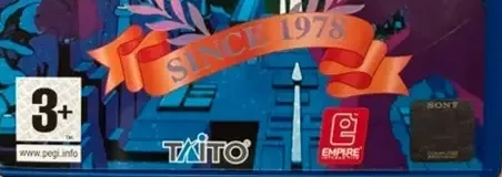 Space Invaders Anniversary, the PEGI square on its front