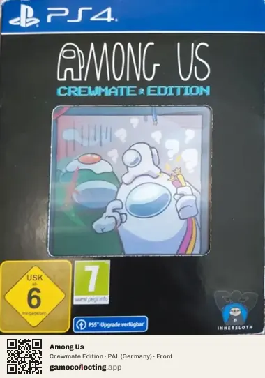 Among Us PlayStation 4, Germany box front