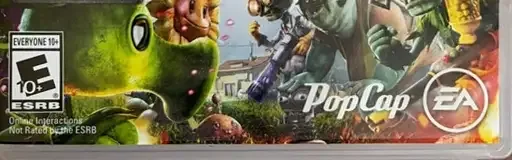 Plants vs. Zombies: Garden Warfare, the ESRB box on its front