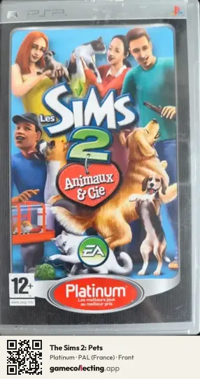 The Sims 2: Pets PlayStation Portable, France box front