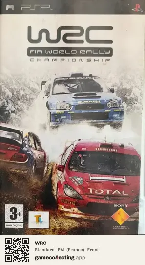 WRC PlayStation Portable, France box front