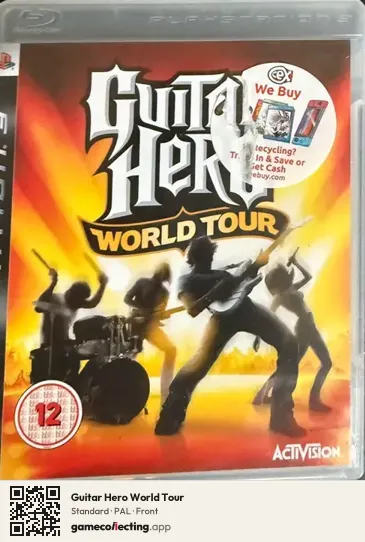 Guitar Hero World Tour PlayStation 3, PAL box front