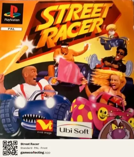 Street Racer PlayStation, PAL box front