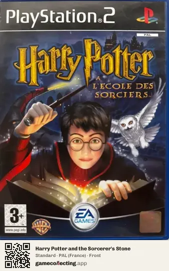 Harry Potter and the Sorcerer's Stone PlayStation 2, France box front