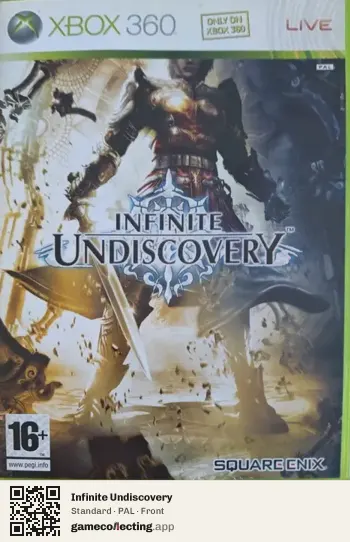 Infinite Undiscovery Xbox 360, PAL box front