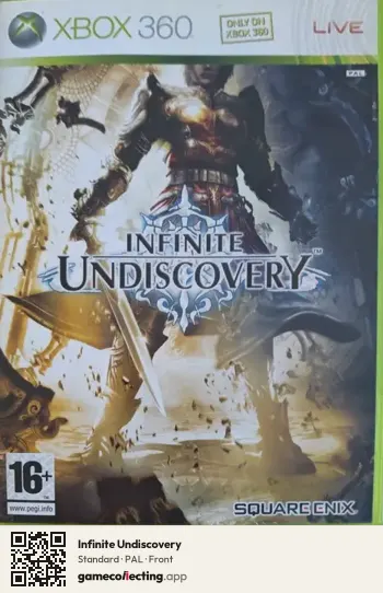 Infinite Undiscovery Xbox 360, PAL box front