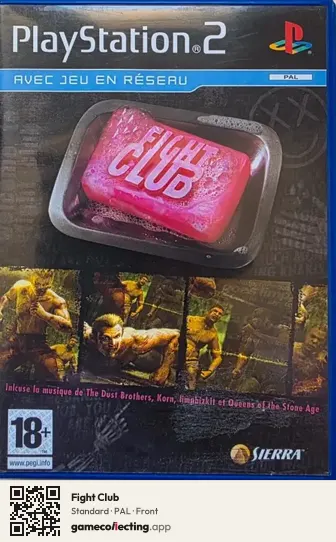 Fight Club PlayStation 2, PAL box front