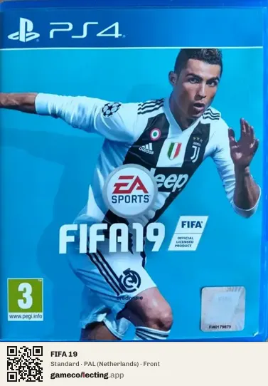 FIFA 19 PlayStation 4, Netherlands box front