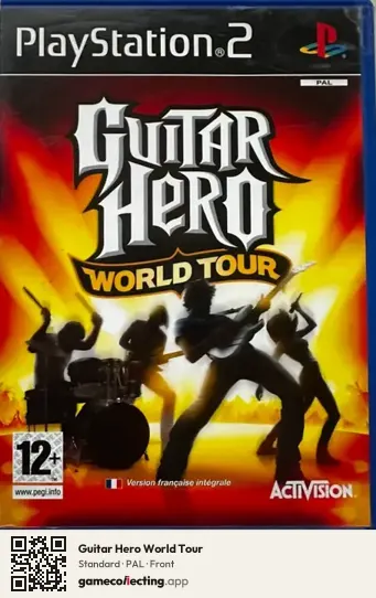 Guitar Hero World Tour PlayStation 2, PAL box front