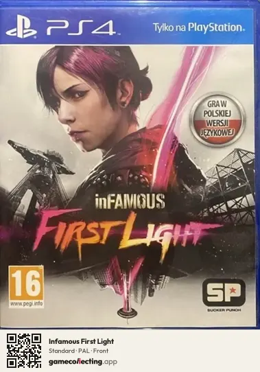 Infamous First Light PlayStation 4, PAL box front