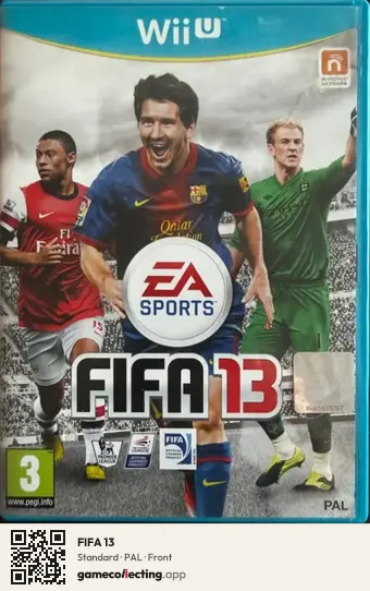 FIFA 13 Nintendo Wii U, PAL box front