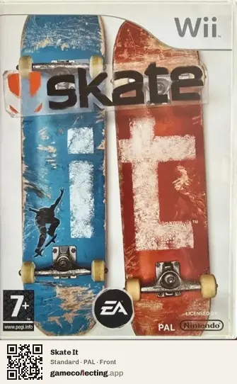 Skate It Nintendo Wii, PAL box front