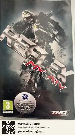 MX vs. ATV Reflex PlayStation Portable, France box front
